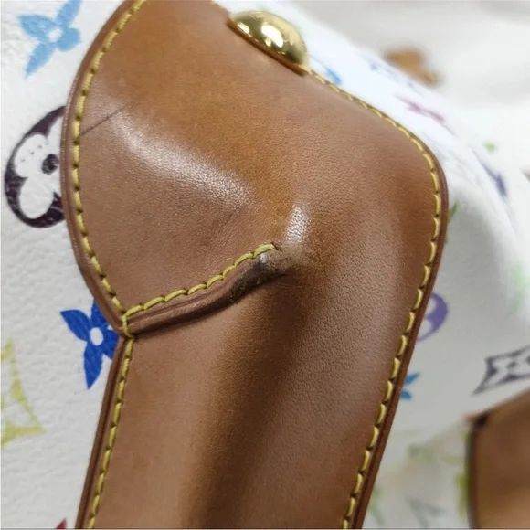 Louis Vuitton Ursula Multicolor Bag. EUC.bright color and clean in and out. - Picture 8 of 16